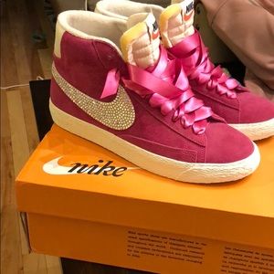 Vintage Nike Blazer Suede custom crystals